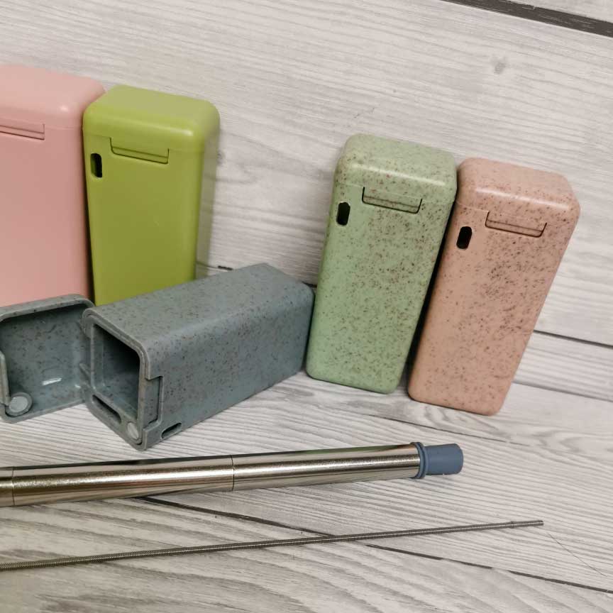 Collapsible, Reusable, Drinking Straw with Case - Image 8