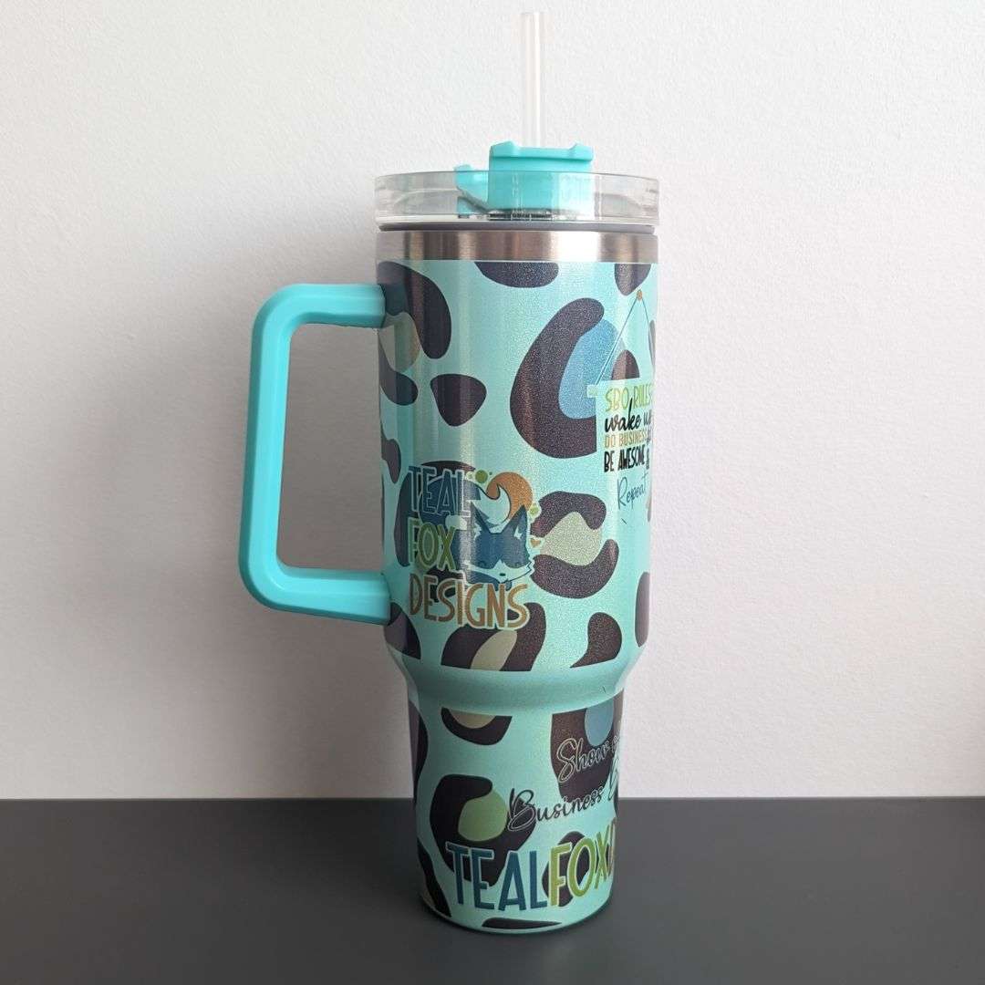 40oz Custom Printed Thermal Tumbler