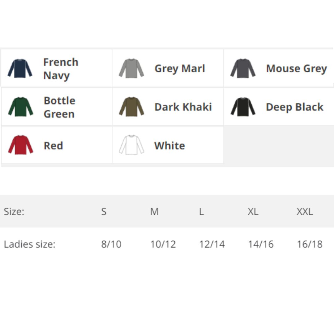 Ladies Long Sleeve T-Shirt 190gsm - Image 4