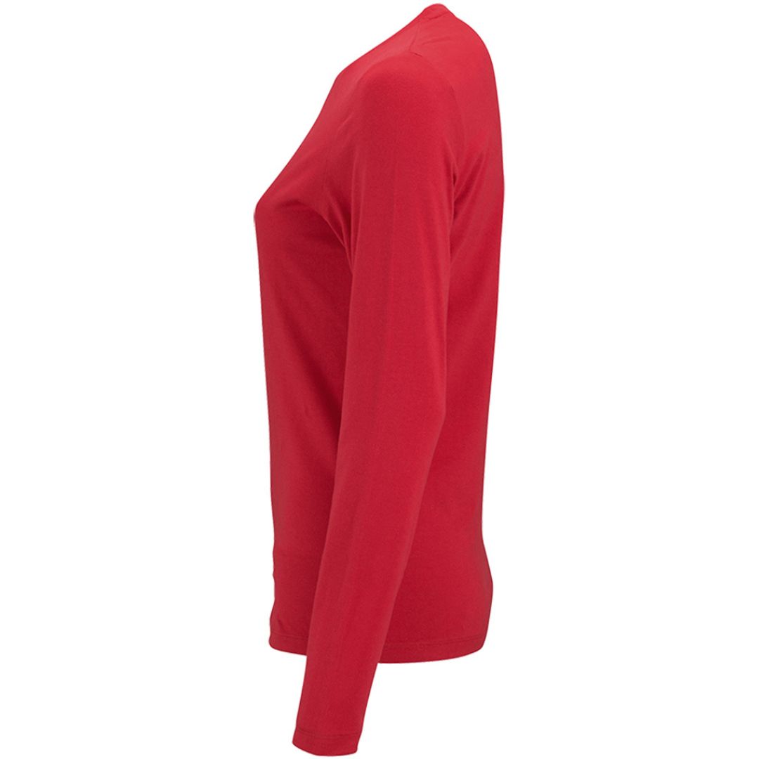 Ladies Long Sleeve T-Shirt 190gsm - Image 3