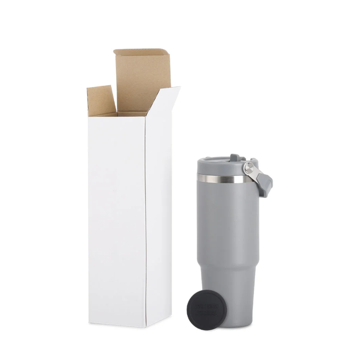 30oz Stainless Steel Travel Mug with Handle - Image 10