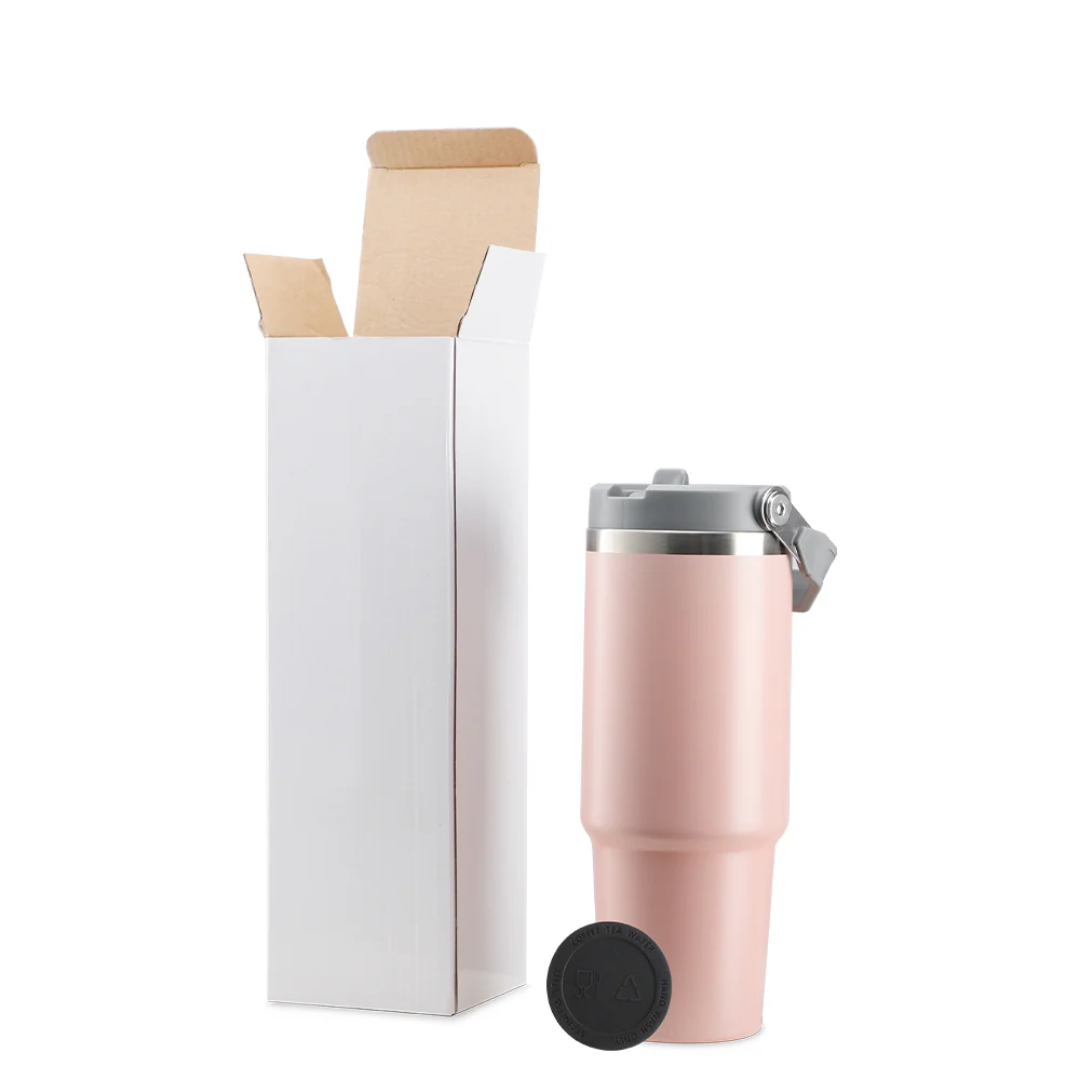 30oz Stainless Steel Travel Mug with Handle - Image 15