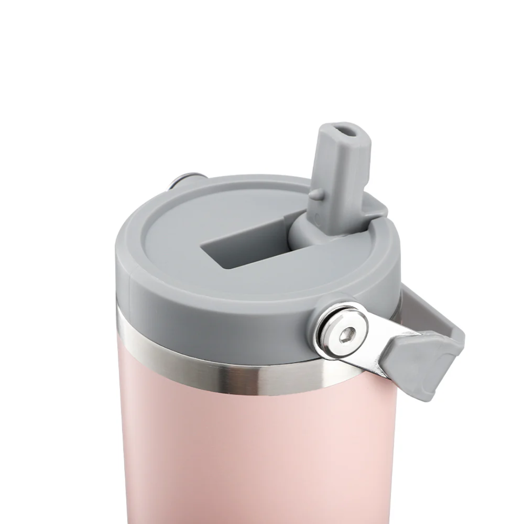30oz Stainless Steel Travel Mug with Handle - Image 13